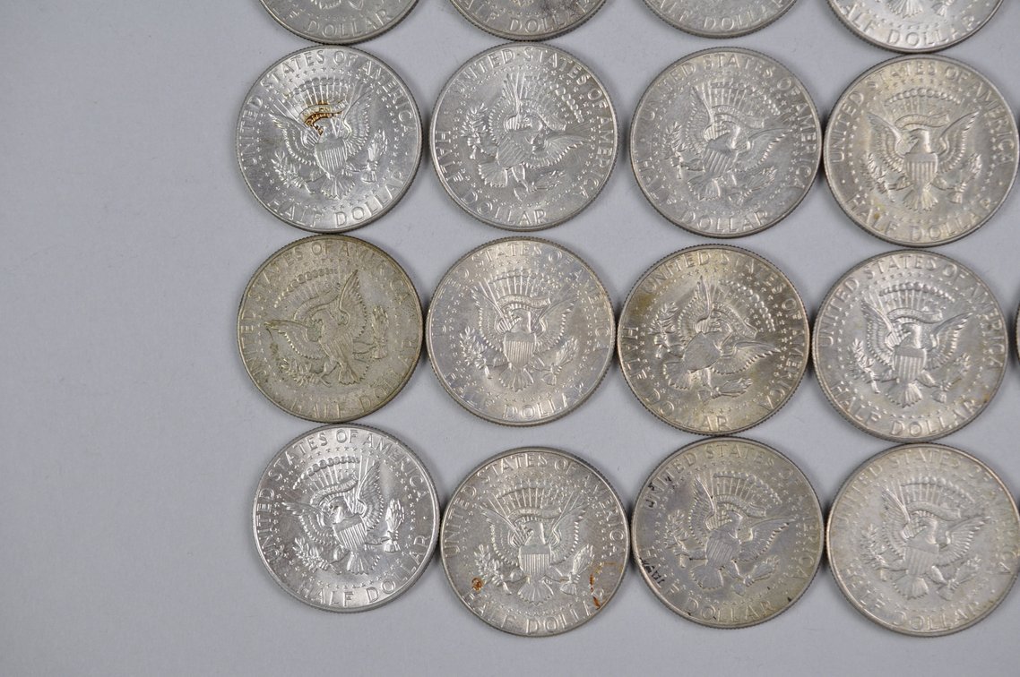 1965-1969 US 40 Percent Silver Half Dollars, photo 12 of 16