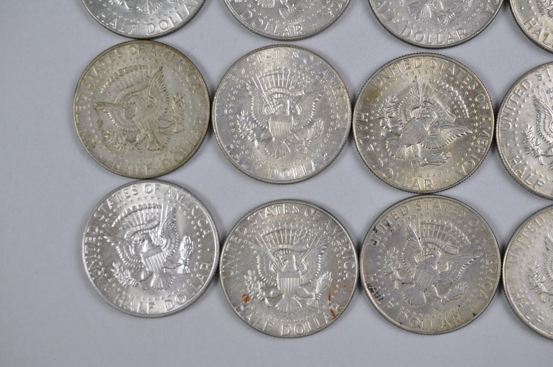 1965-1969 US 40 Percent Silver Half Dollars, photo 13 of 16