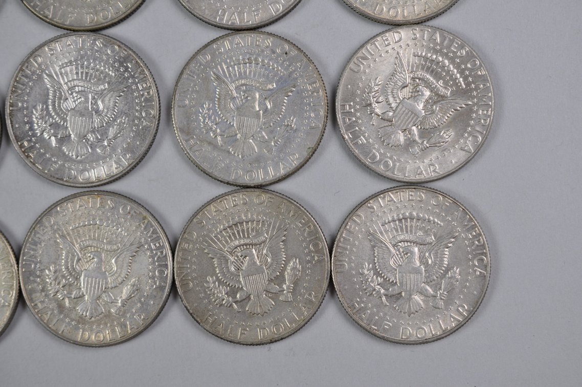 1965-1969 US 40 Percent Silver Half Dollars, photo 16 of 16