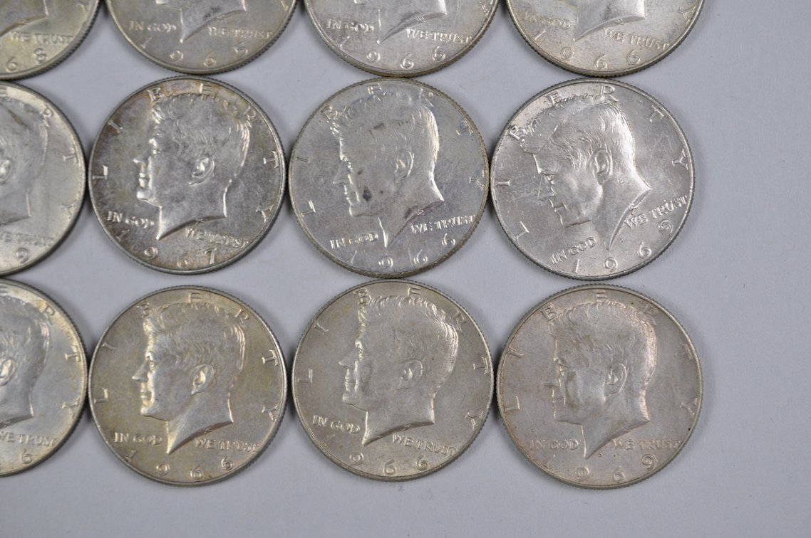 1965-1969 US 40 Percent Silver Half Dollars, photo 8 of 16