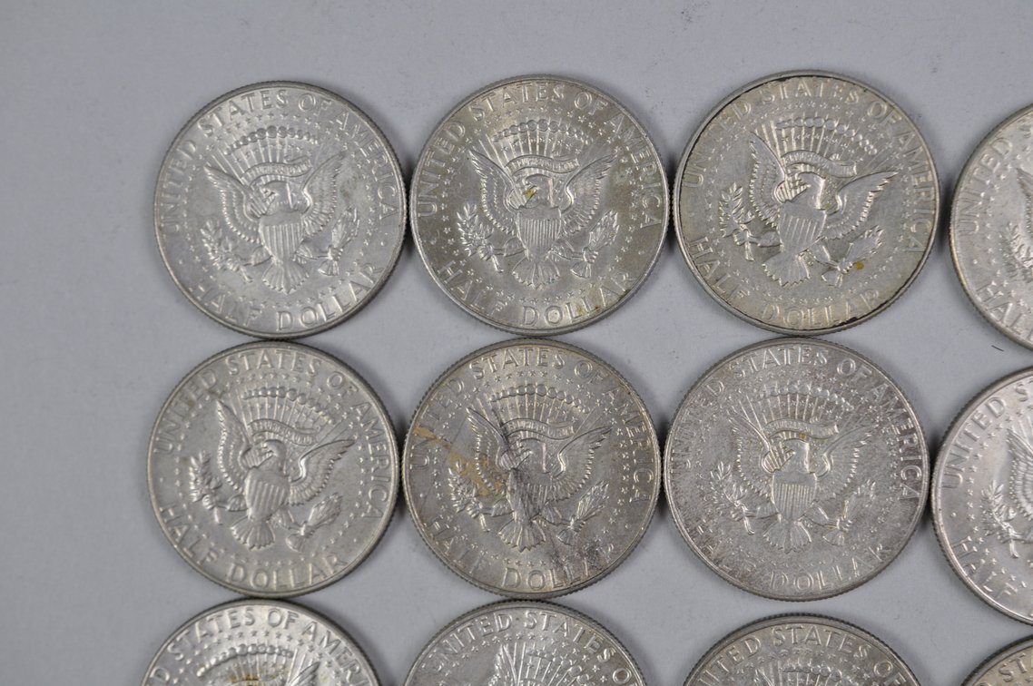 1965-1969 US 40 Percent Silver Half Dollars, photo 10 of 16
