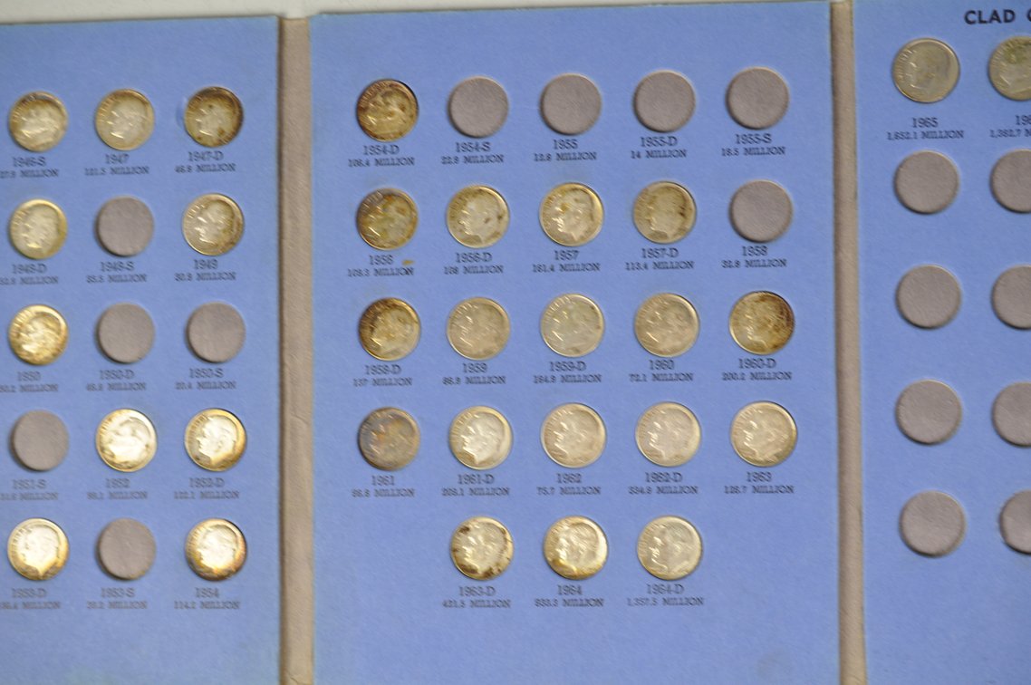 Roosevelt Dimes Whitman Folder, photo 6 of 10