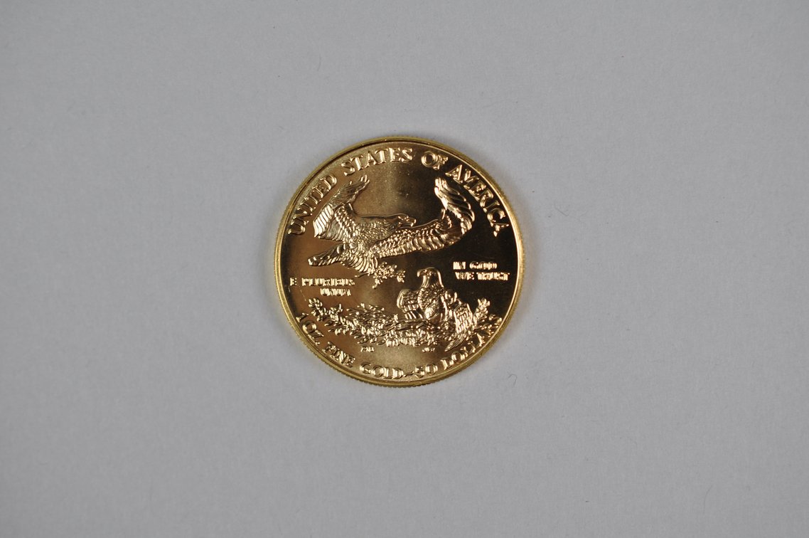 Brilliant Uncirculated Modern 1995 Gold Eagle From US Mint Tube, photo 5 of 6