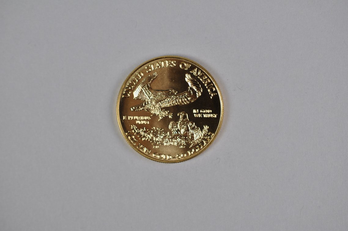 Brilliant Uncirculated Modern 1995 Gold Eagle From US Mint Tube, photo 6 of 6