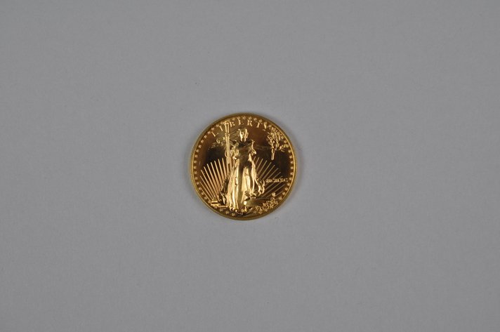 Brilliant Uncirculated Modern 1990 Gold Eagle From US Mint Tube