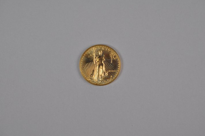 Brilliant Uncirculated Modern 1990 Gold Eagle From US Mint Tube
