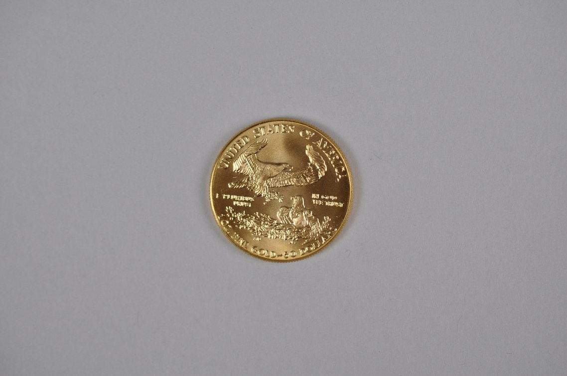 Brilliant Uncirculated Modern 1992 Gold Eagle From US Mint Tube, photo 5 of 6