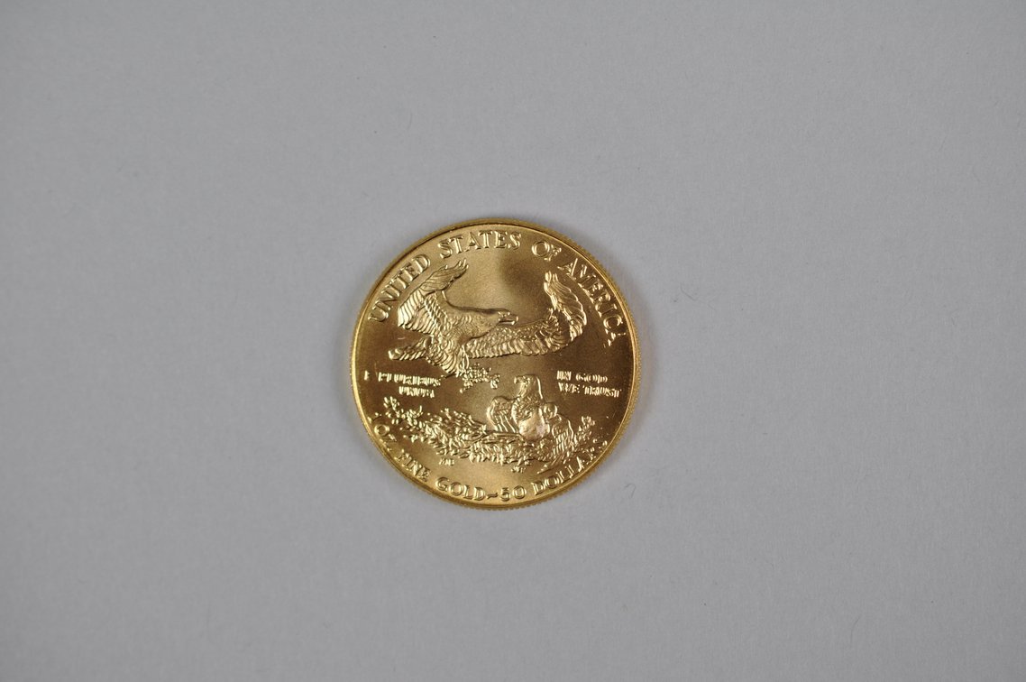 Brilliant Uncirculated Modern 1992 Gold Eagle From US Mint Tube, photo 6 of 6