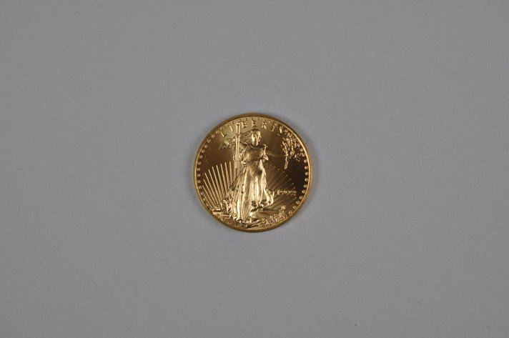 Brilliant Uncirculated Modern 1992 Gold Eagle From US Mint Tube