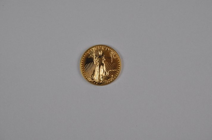 Brilliant Uncirculated Modern 1990 Gold Eagle From US Mint Tube
