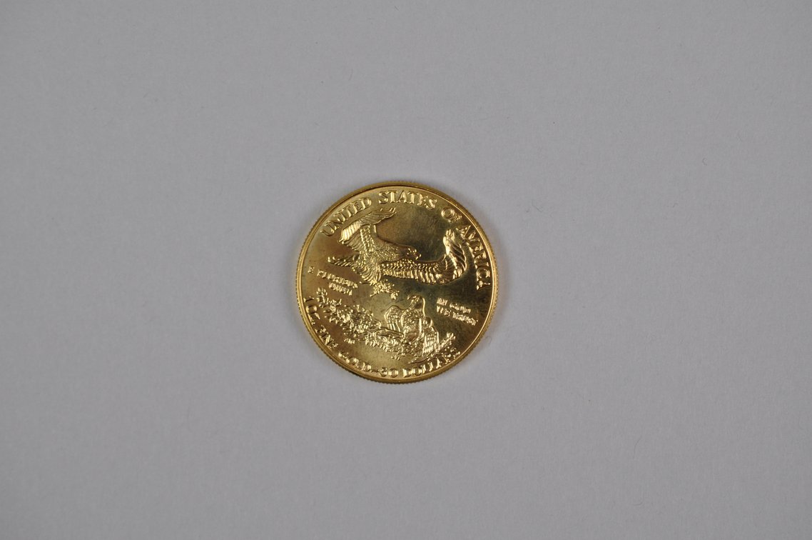 Brilliant Uncirculated Modern 1995 Gold Eagle From US Mint Tube, photo 4 of 6