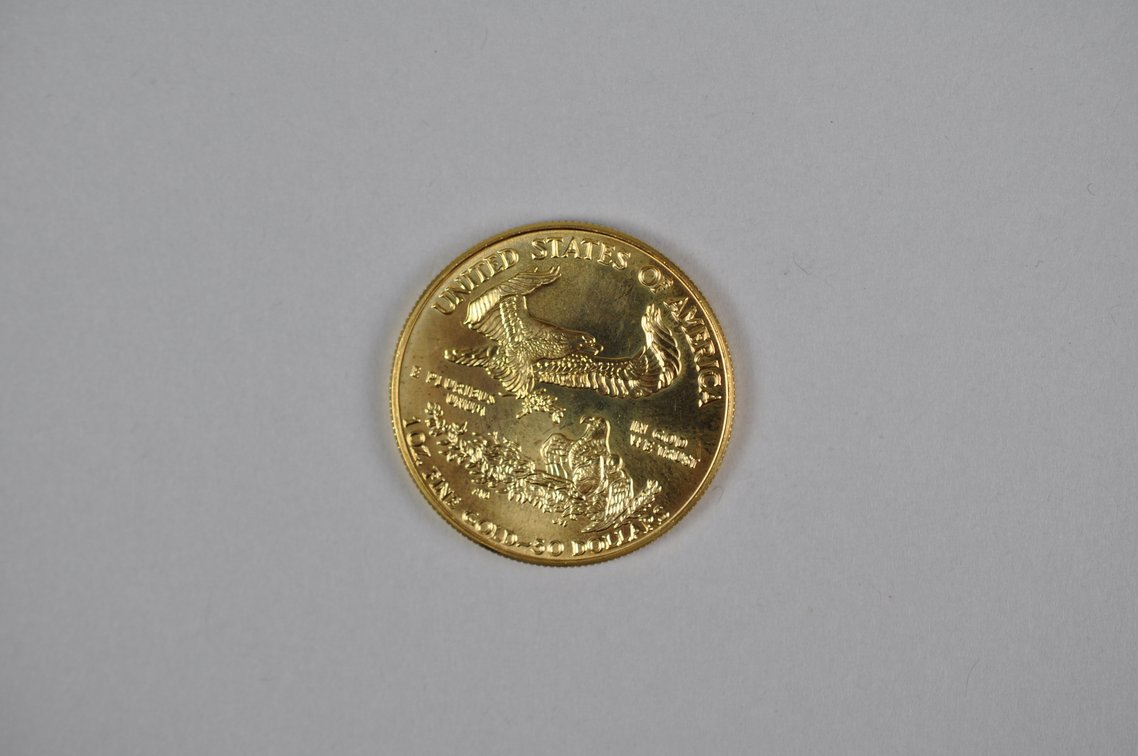 Brilliant Uncirculated Modern 1995 Gold Eagle From US Mint Tube, photo 5 of 6