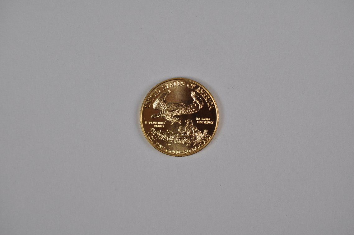 Brilliant Uncirculated Modern 1995 Gold Eagle From US Mint Tube, photo 4 of 6