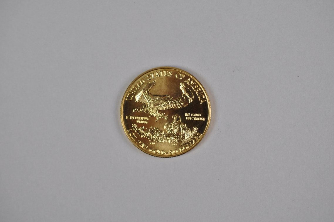 Brilliant Uncirculated Modern 1995 Gold Eagle From US Mint Tube, photo 5 of 7