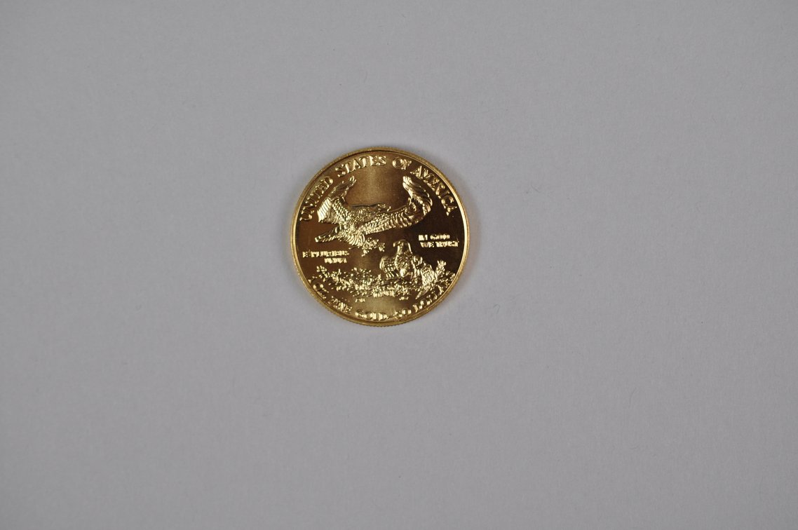 Brilliant Uncirculated Modern 1995 Gold Eagle From US Mint Tube, photo 5 of 7