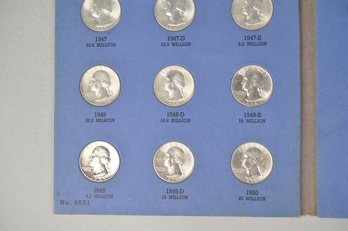 1946-1959 Washington Quarters in Whitman Folder, photo 5 of 12