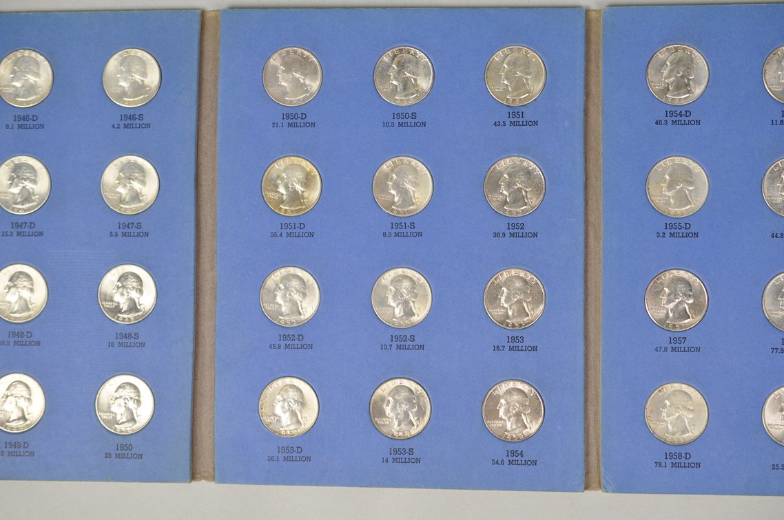 1946-1959 Washington Quarters in Whitman Folder, photo 6 of 12