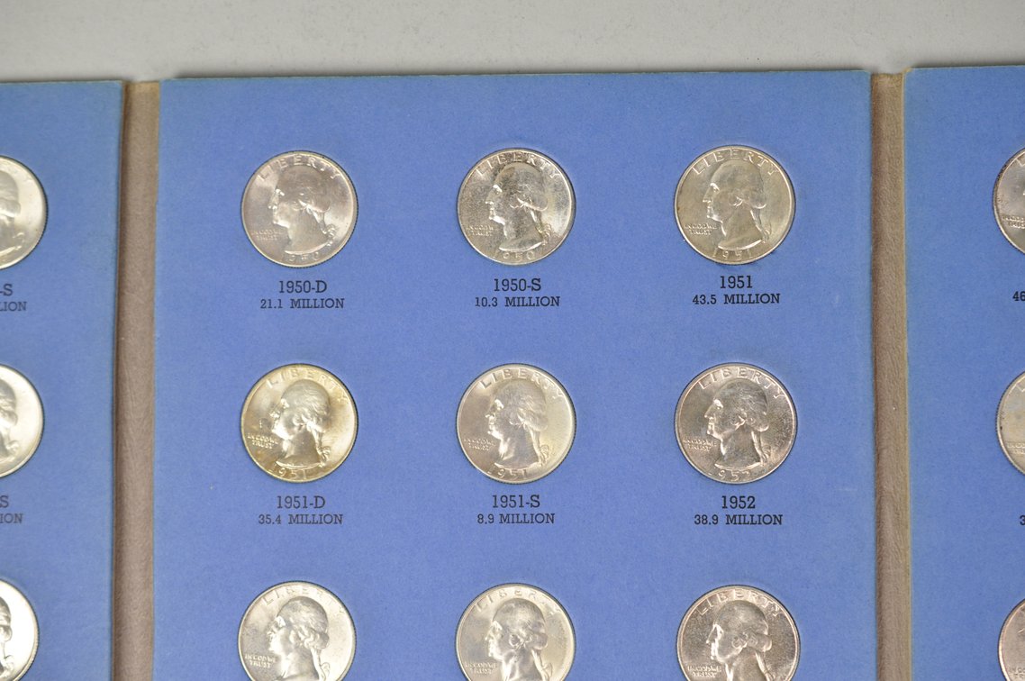 1946-1959 Washington Quarters in Whitman Folder, photo 7 of 12