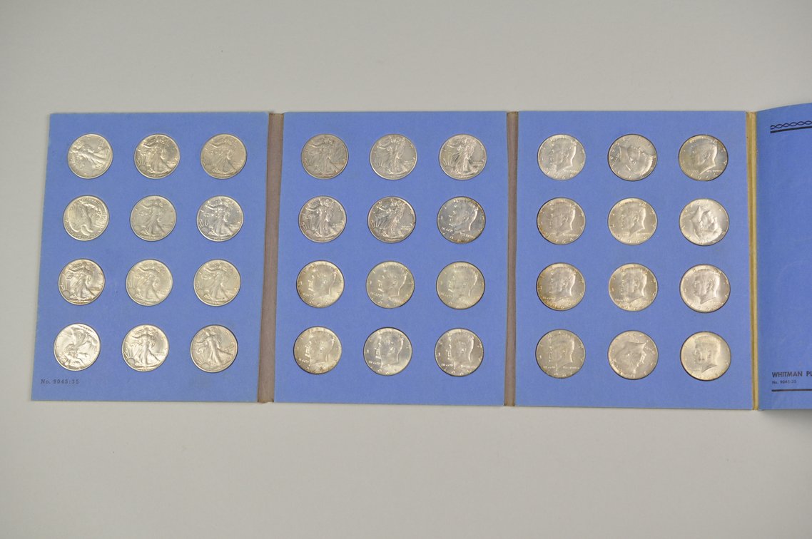 1936 to 1967 Silver Half Dollar Whitman Folder, photo 2 of 11