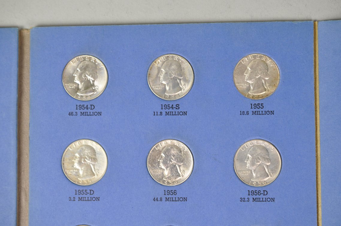 1946-1959 Washington Quarters in Whitman Folder, photo 10 of 12