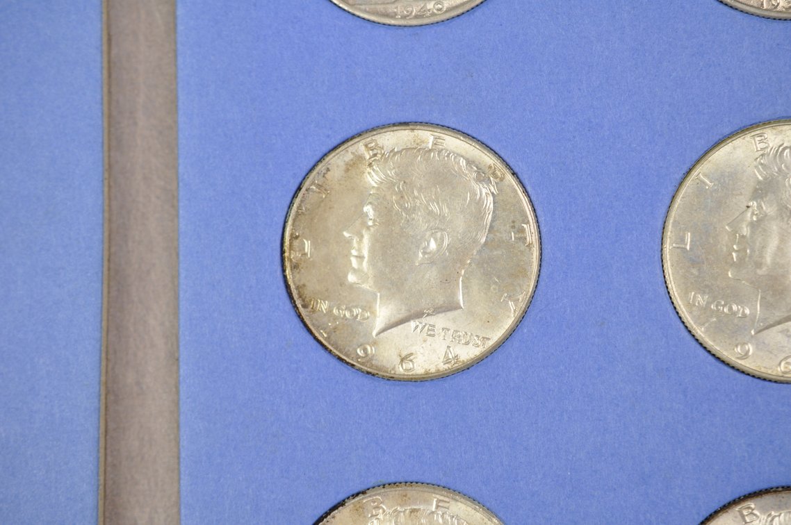 1936 to 1967 Silver Half Dollar Whitman Folder, photo 8 of 11