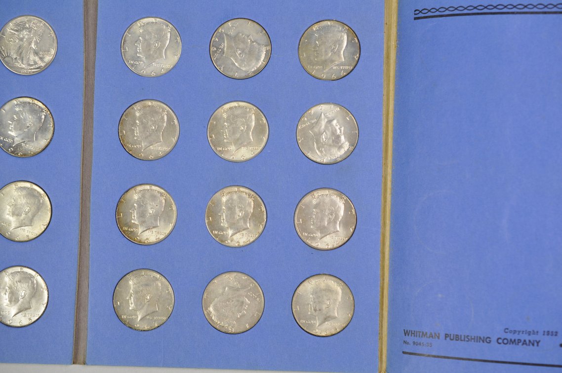 1936 to 1967 Silver Half Dollar Whitman Folder, photo 9 of 11