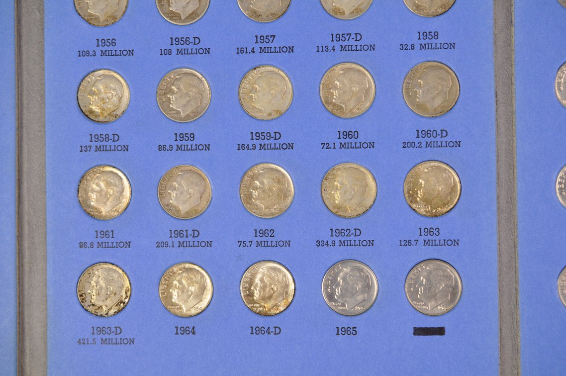 1946-1979 Roosevelt Dimes Whitman Folder, photo 8 of 11