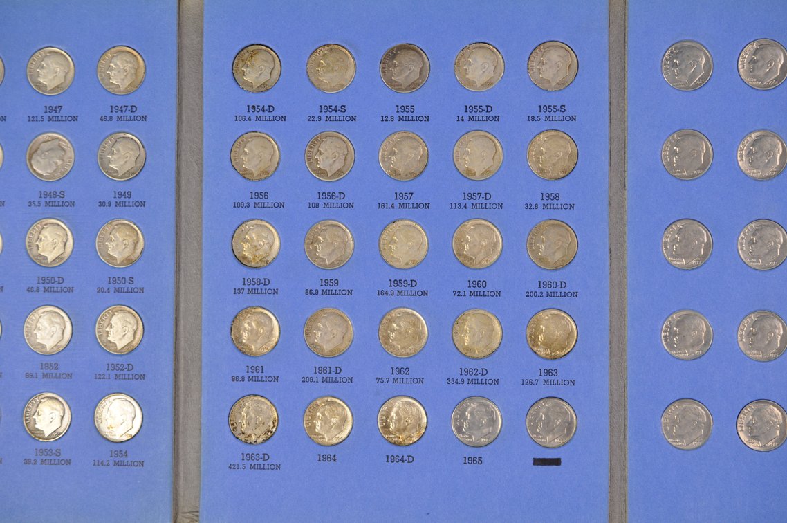 1946-1979 Roosevelt Dimes Whitman Folder, photo 6 of 11