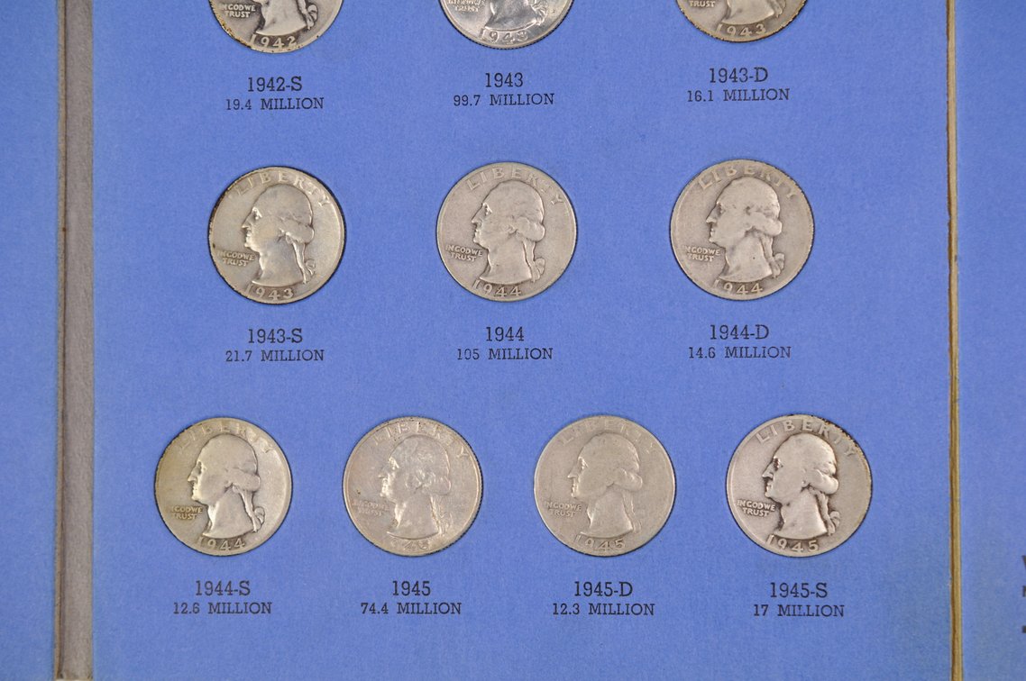 1932-1945 Washington Quarters Whitman Folder, photo 11 of 11