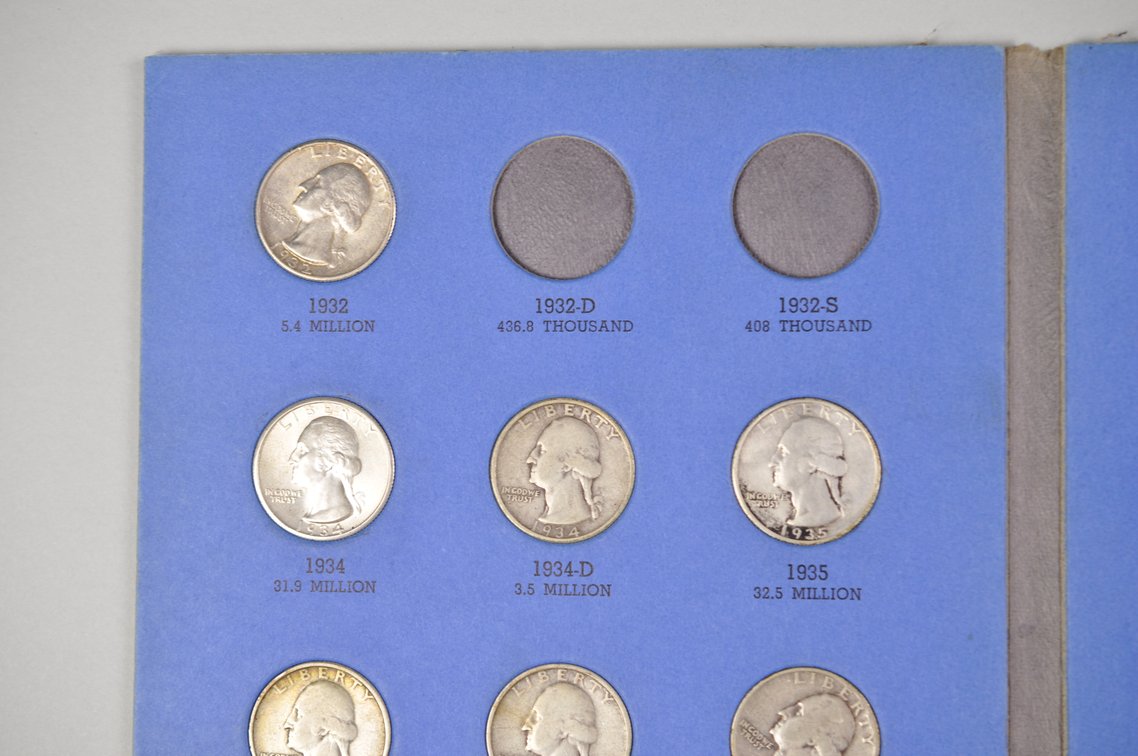 1932-1945 Washington Quarters Whitman Folder, photo 4 of 11