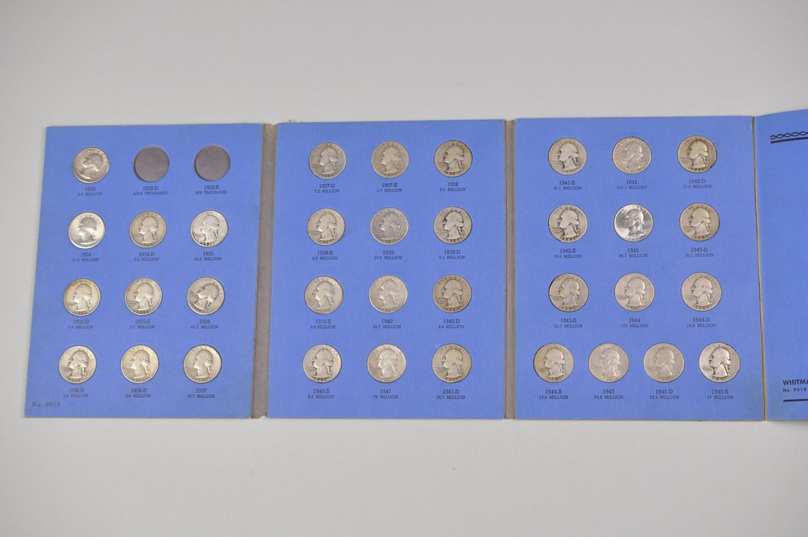 1932-1945 Washington Quarters Whitman Folder, photo 2 of 11