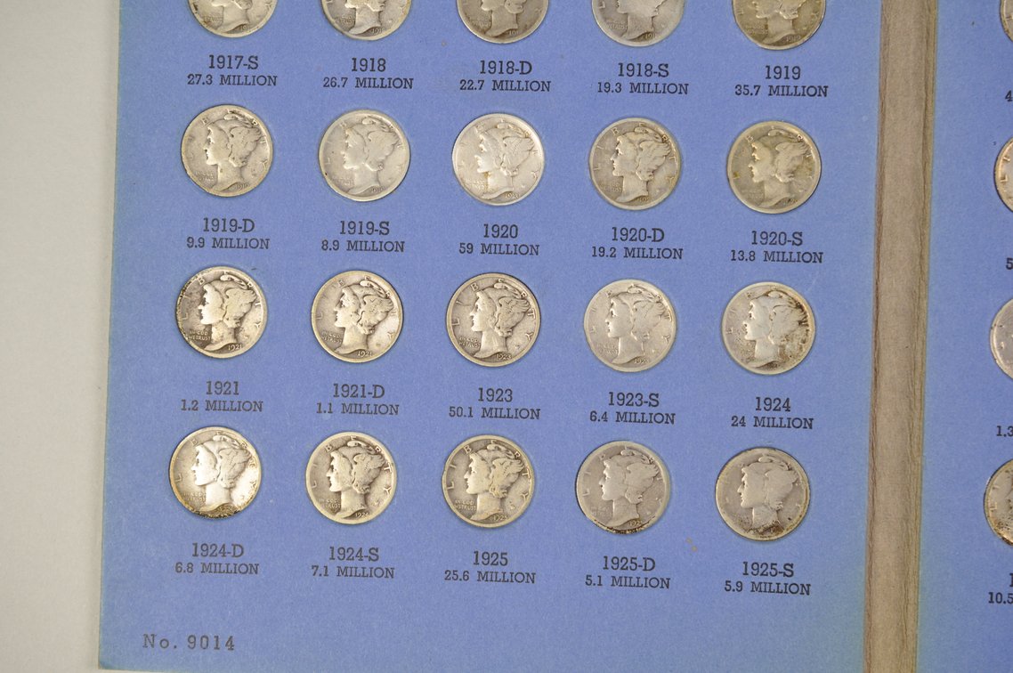 1916-1945 Mercury Dime Whitman Folder, photo 5 of 12
