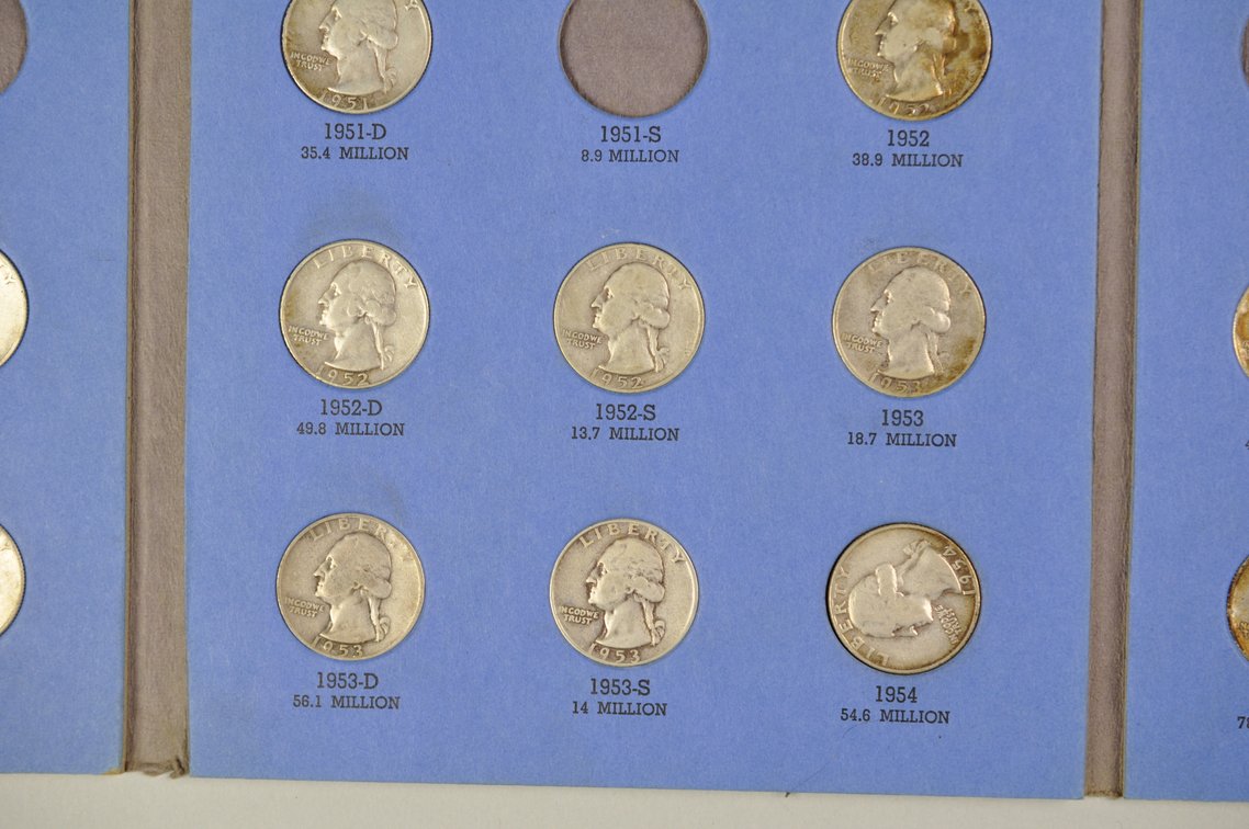 1932- 1959 Washington Quarter Whitman Folders, photo 18 of 21