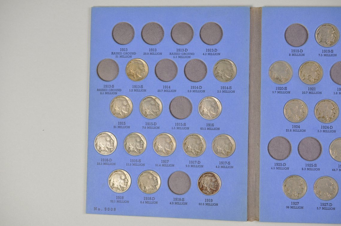1913-1938 Buffalo Nickel Whitman Folder, photo 3 of 10