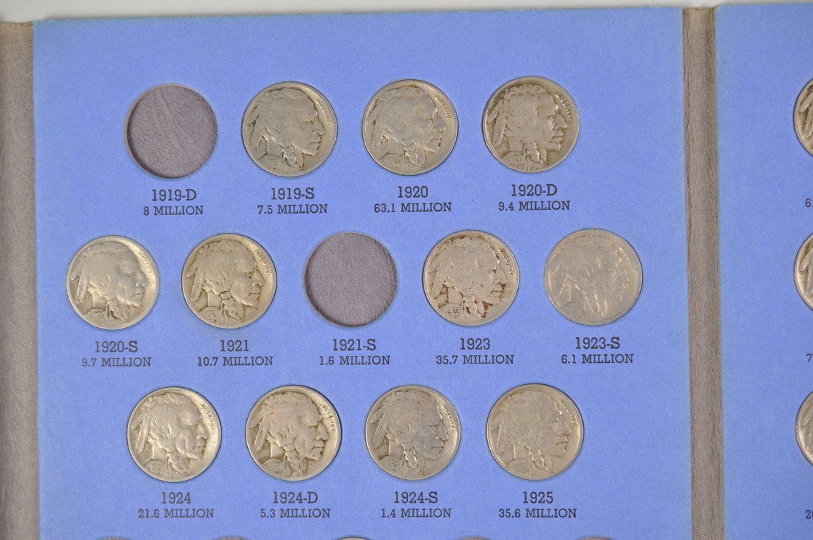 1913-1938 Buffalo Nickel Whitman Folder, photo 6 of 10