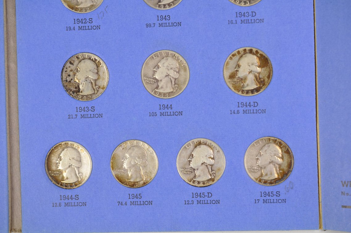 1932-1945 Washington Quarter Whitman Folders, photo 11 of 22