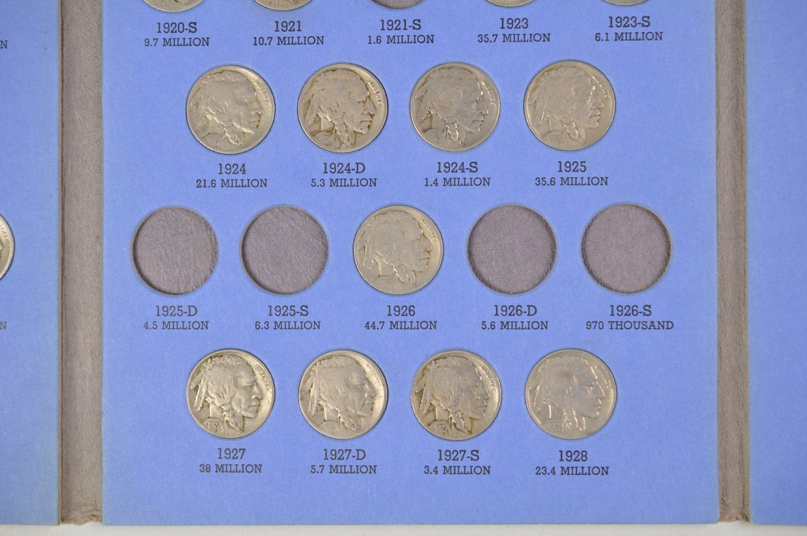 1913-1938 Buffalo Nickel Whitman Folder, photo 7 of 10