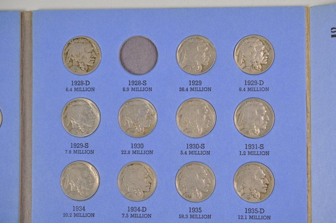 1913-1938 Buffalo Nickel Whitman Folder, photo 8 of 10