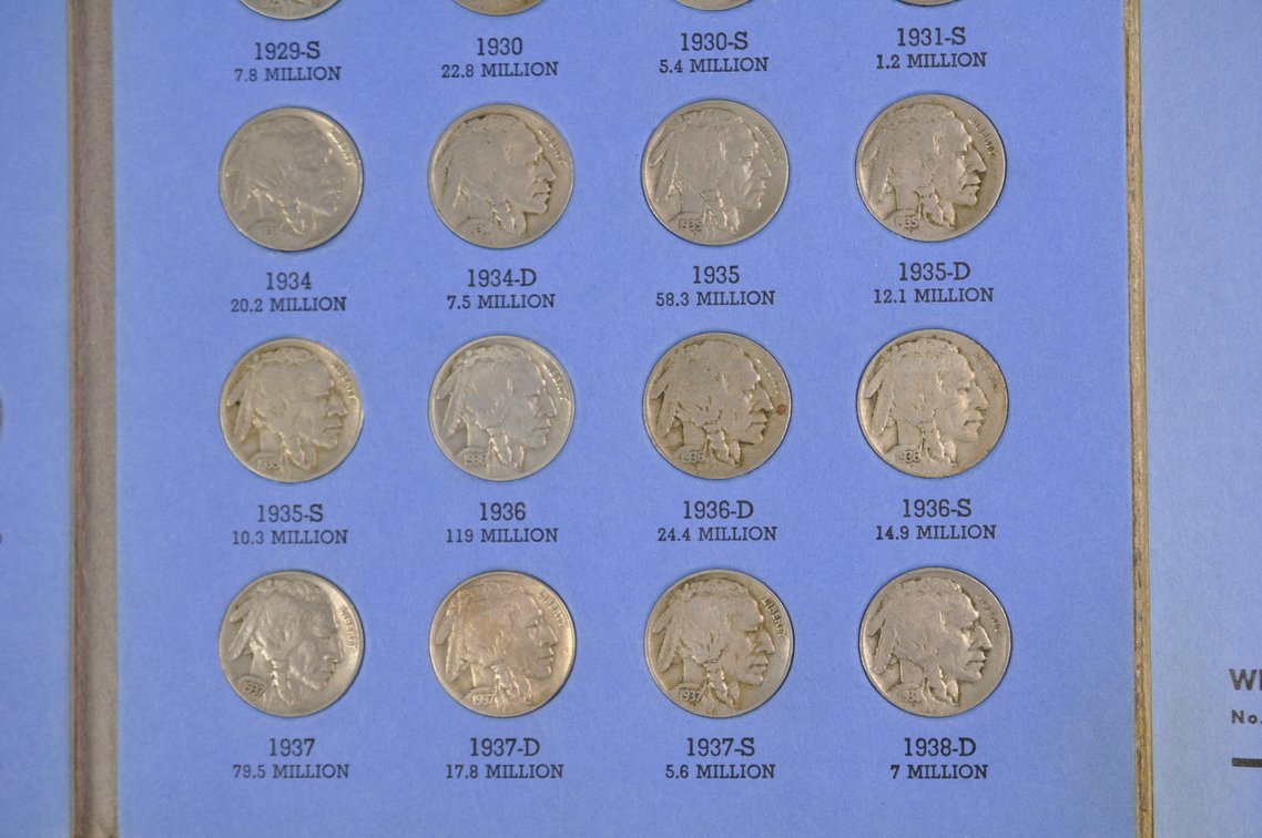 1913-1938 Buffalo Nickel Whitman Folder, photo 9 of 10