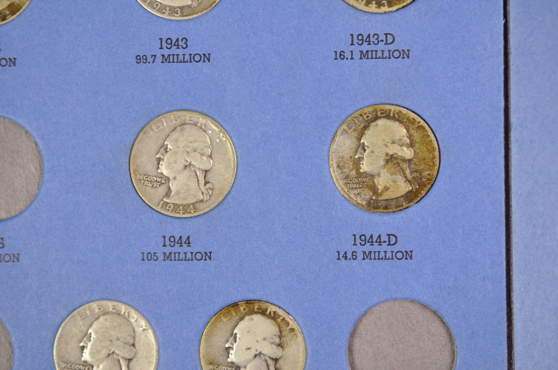 1932-1945 Washington Quarter Whitman Folders, photo 22 of 22