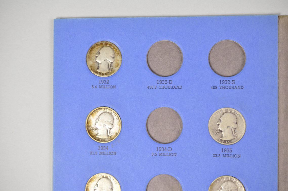 1932-1945 Washington Quarter Whitman Folders, photo 5 of 22