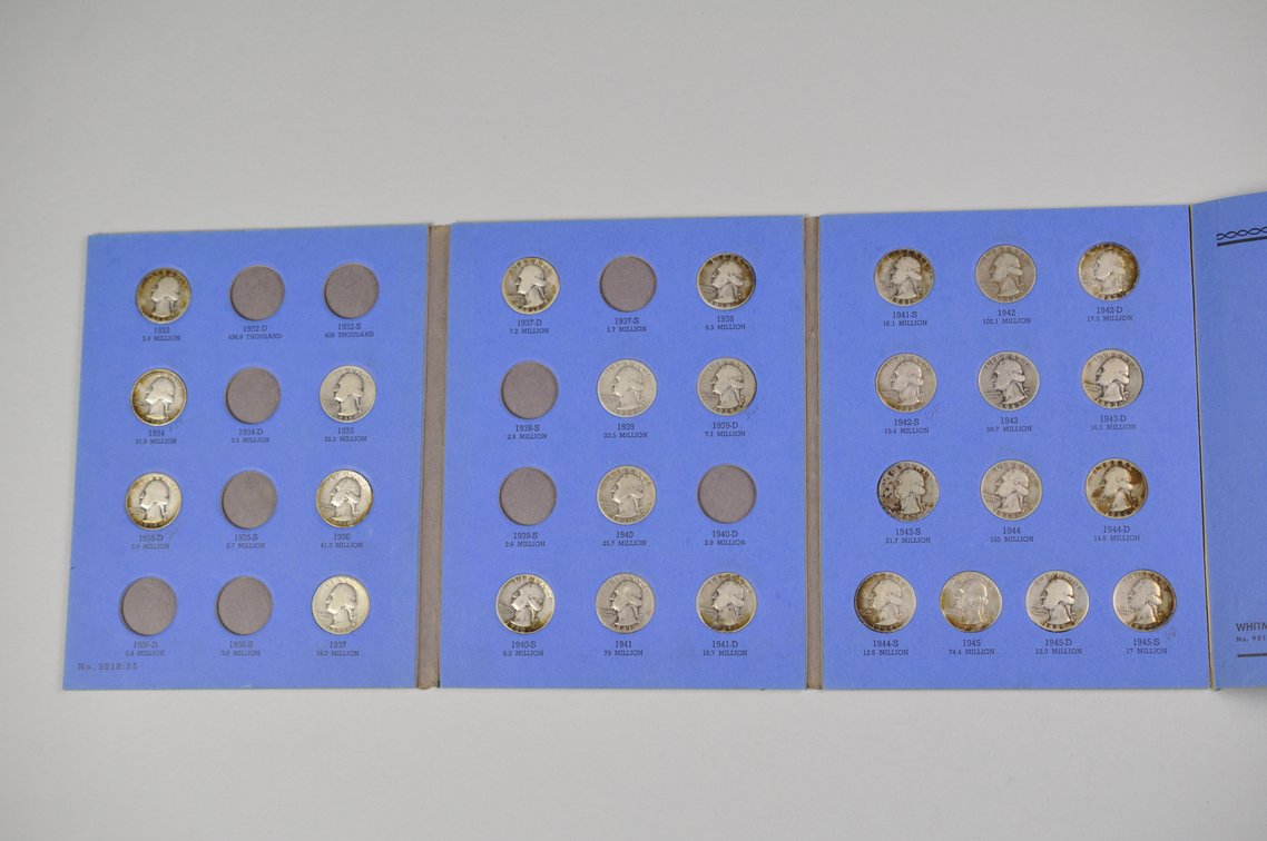 1932-1945 Washington Quarter Whitman Folders, photo 3 of 22