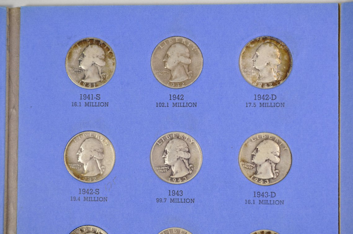 1932-1945 Washington Quarter Whitman Folders, photo 10 of 22
