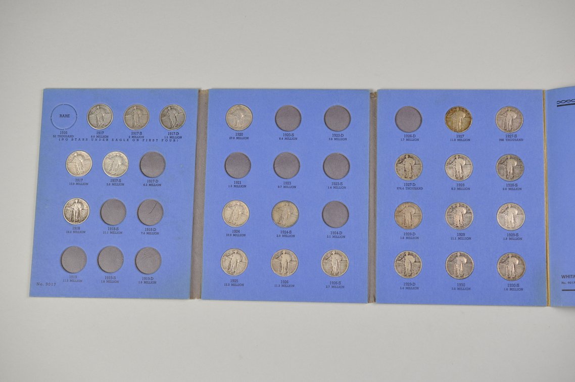 1916-1930 Standing Liberty Quarter Whitman Folder, photo 2 of 11