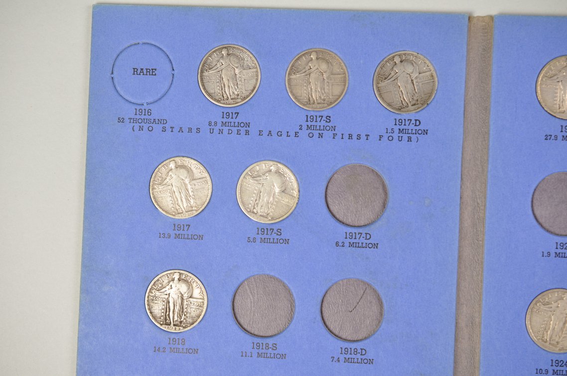1916-1930 Standing Liberty Quarter Whitman Folder, photo 3 of 11