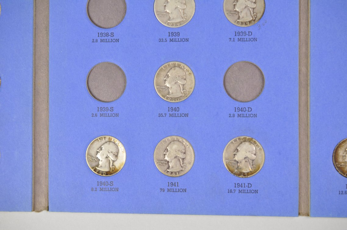 1932-1945 Washington Quarter Whitman Folders, photo 8 of 22