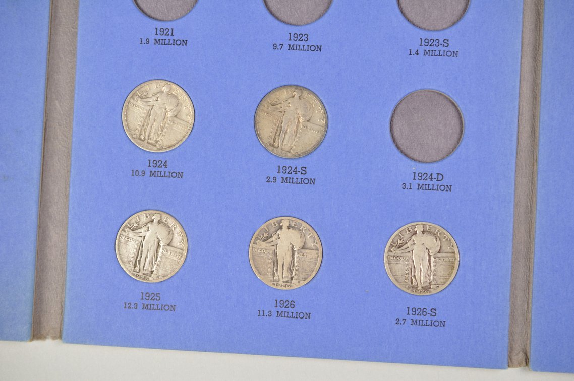 1916-1930 Standing Liberty Quarter Whitman Folder, photo 8 of 11