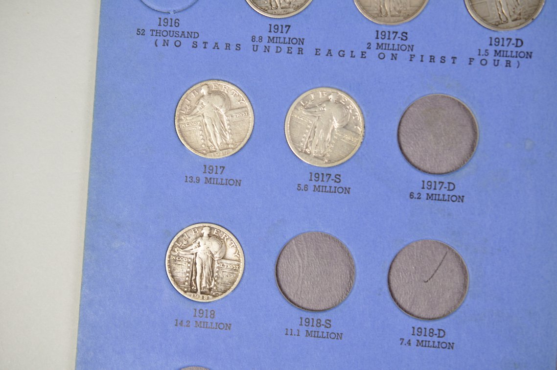 1916-1930 Standing Liberty Quarter Whitman Folder, photo 5 of 11