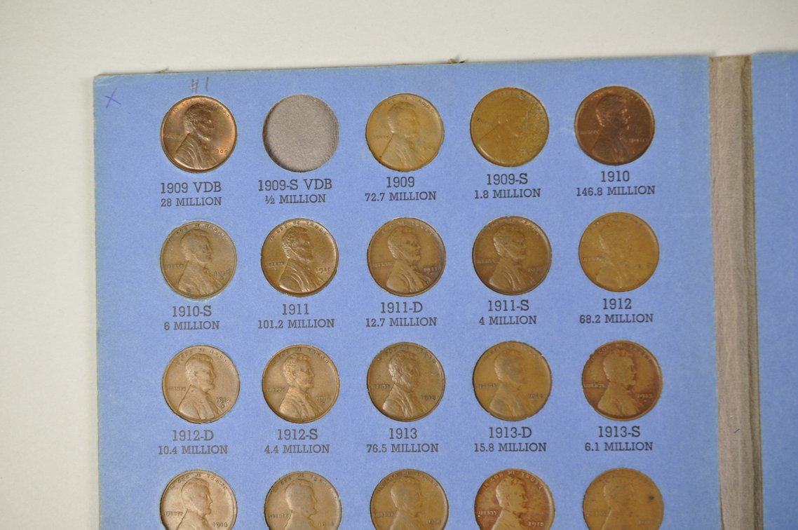1909-1940 Wheat Cent Whitman Folder, photo 4 of 13