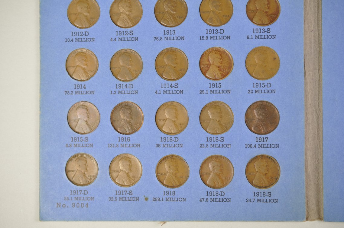1909-1940 Wheat Cent Whitman Folder, photo 5 of 13